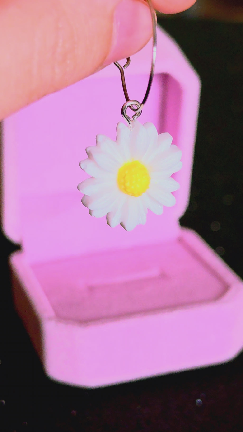 Conjunto Gargantilla y Pendientes de Margaritas Fairycore