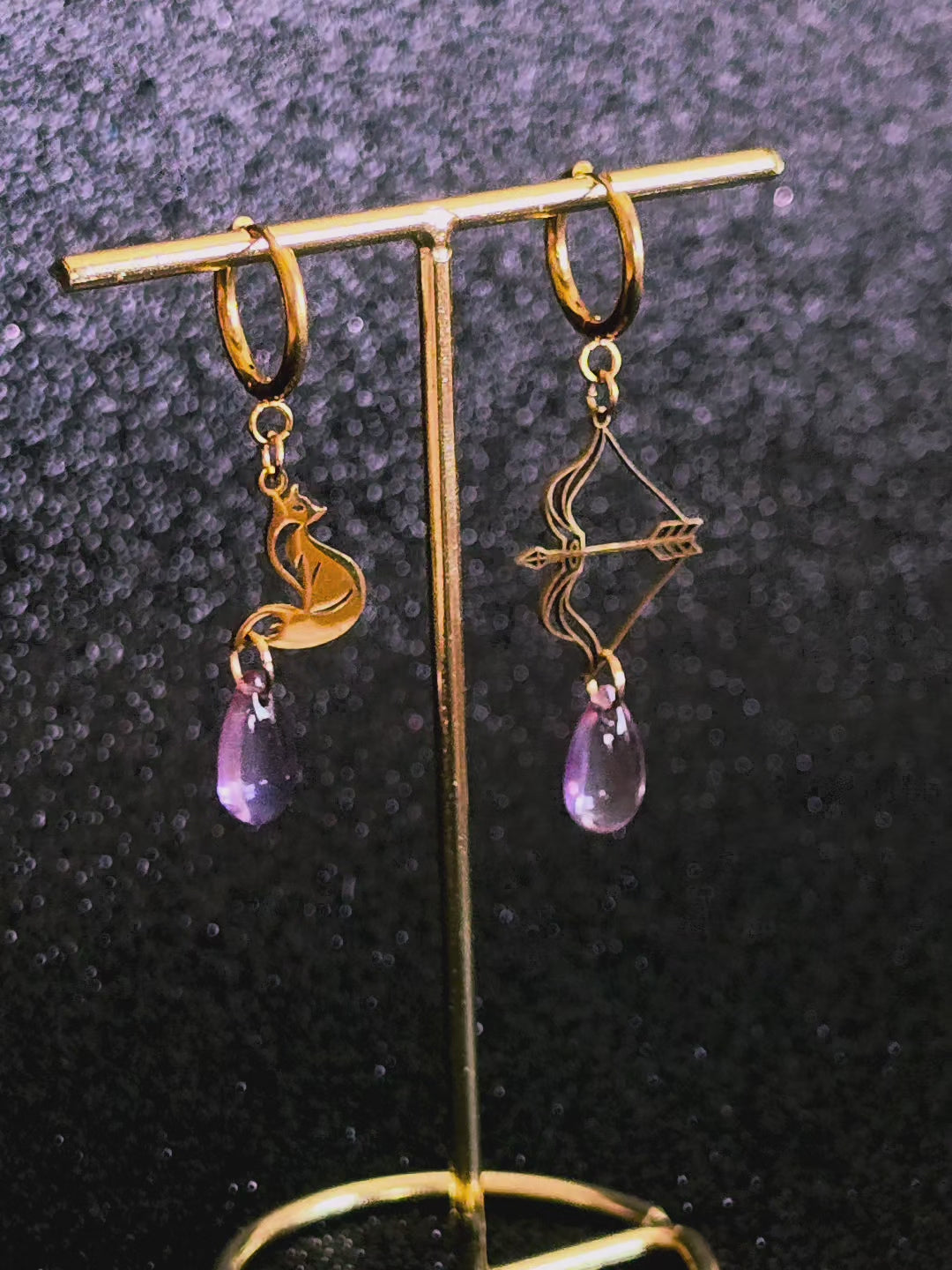 Pendientes Once Upon a Broken Heart | Acero Inoxidable Romantasy 🦊