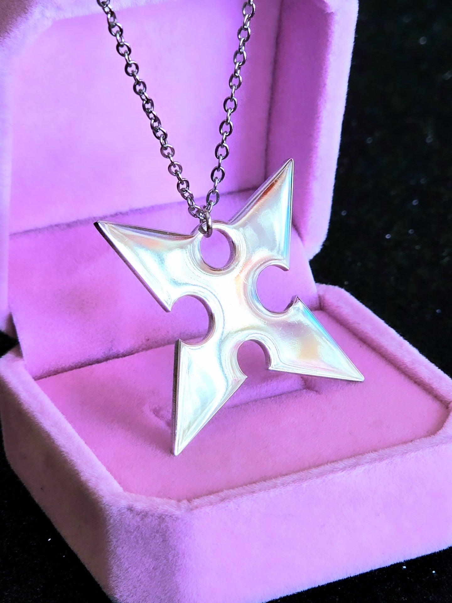 Collar de acero inoxidable Roxas Kingdom Hearts Inspired Cosplay