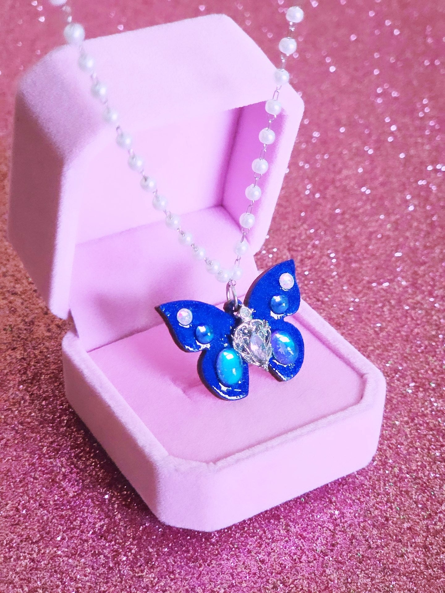 Collar Blue Dream Fairycore Fantasy Fae Romantasy Quicksilver