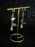 Pendientes Crystal Fairy – Acero Inoxidable con Cristales Iridiscentes | WitchBelyArt