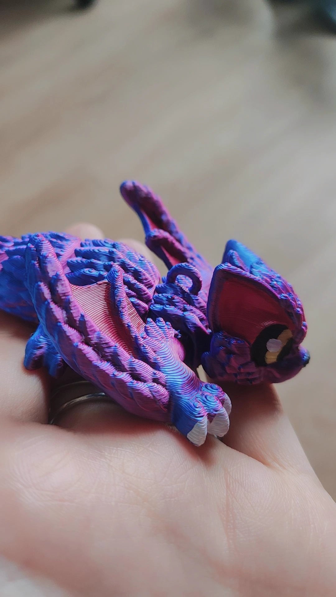 Figura Nargacuga Kawaii Articulable Monster Hunter – Hecha a Mano