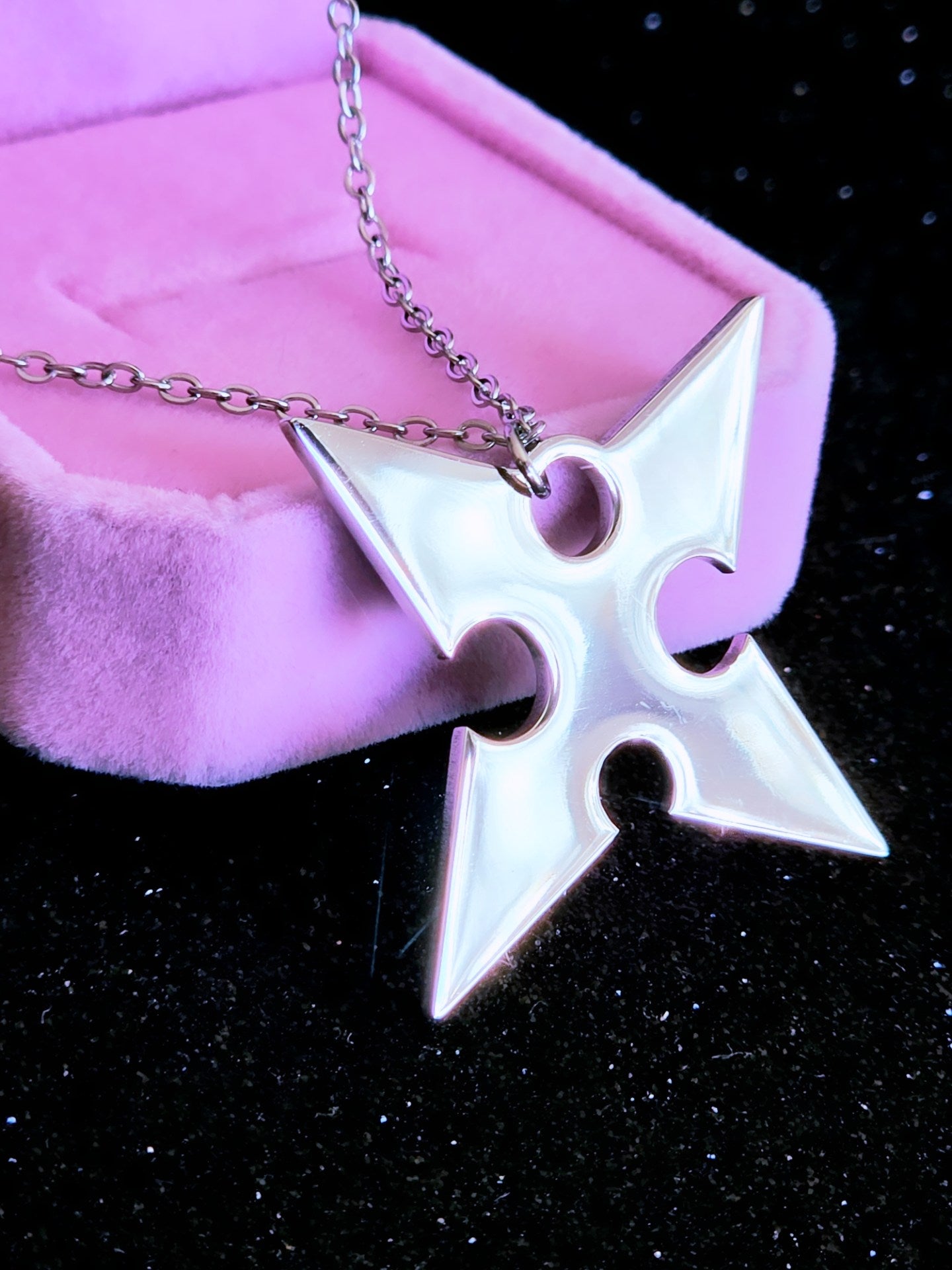 Collar de acero inoxidable Roxas Kingdom Hearts Inspired Cosplay