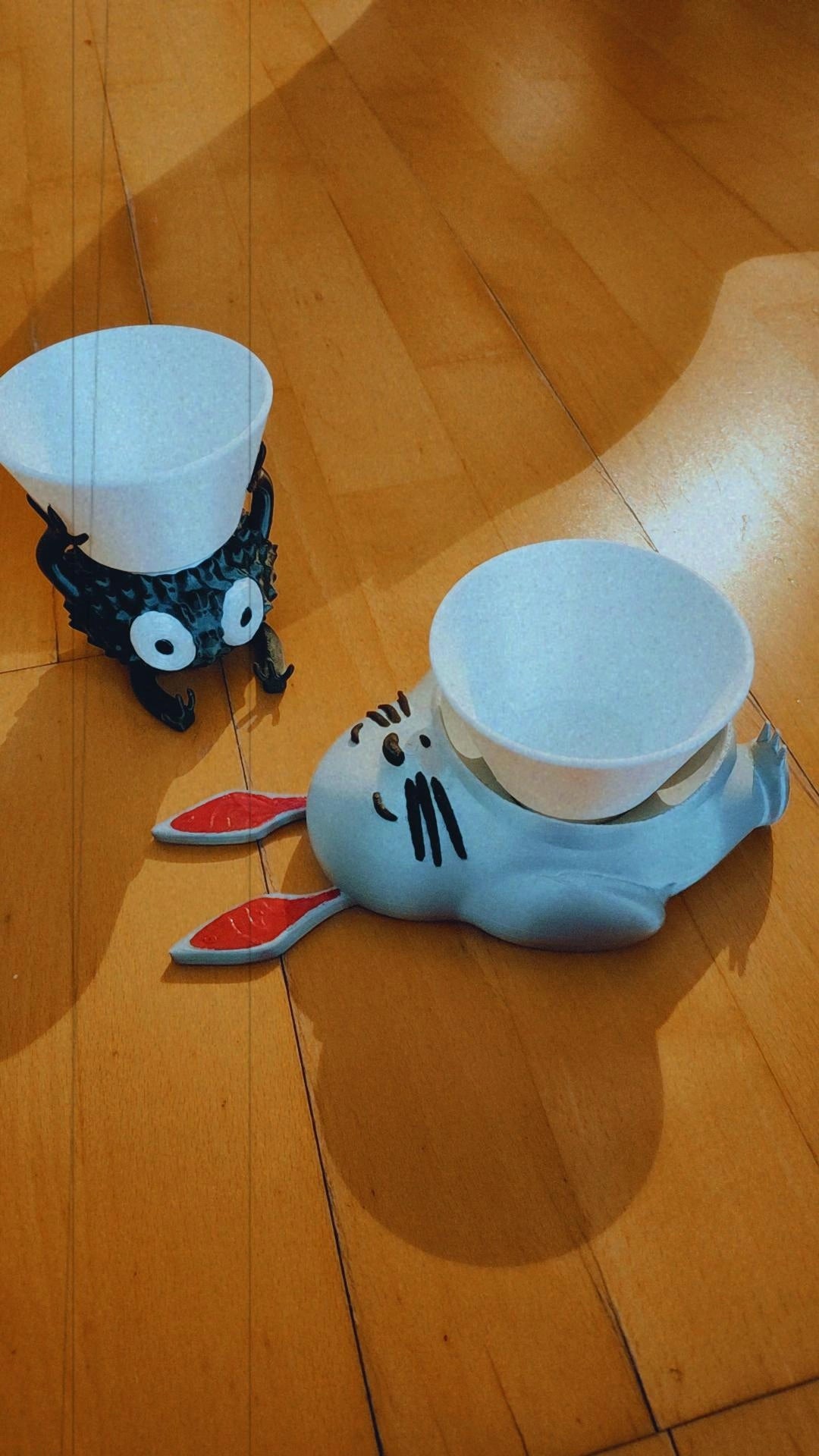 Cuencos Totoro y Susuwatari Studio Ghibli – Decoración 3D Pintada a Mano
