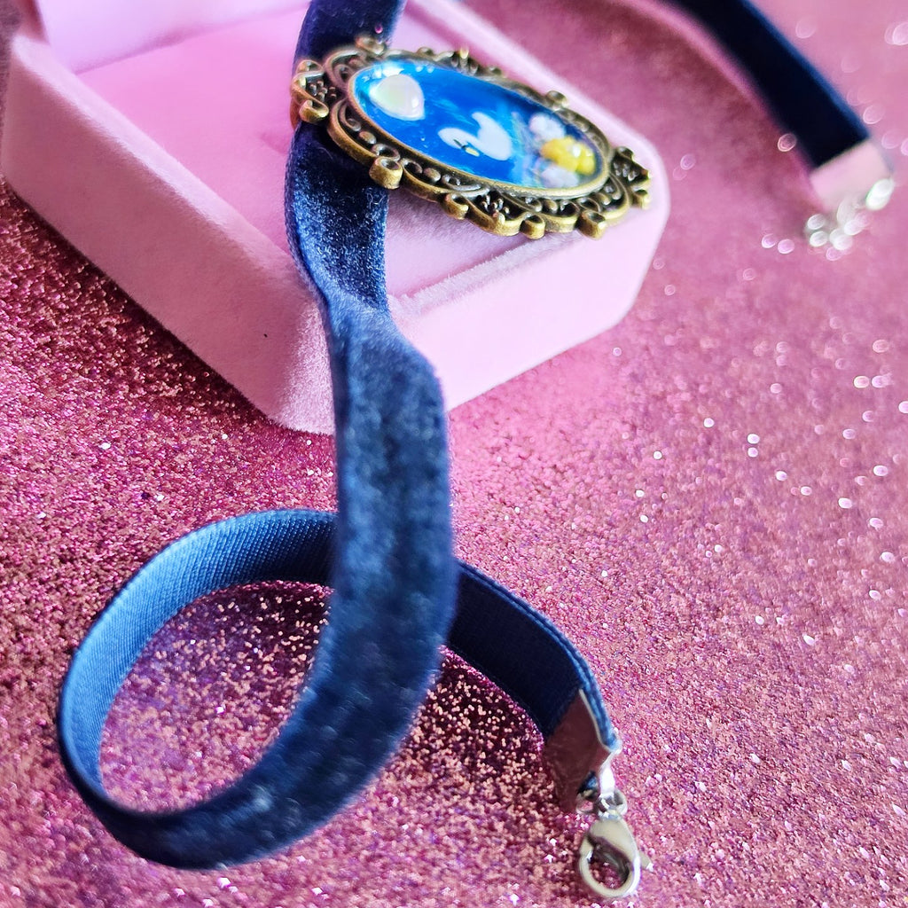Gargantilla terciopelo Odette Vintage Coquette Swan