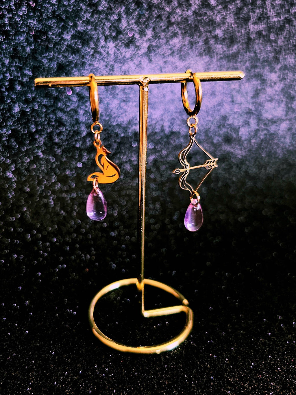 Pendientes Once Upon a Broken Heart | Acero Inoxidable Romantasy 🦊