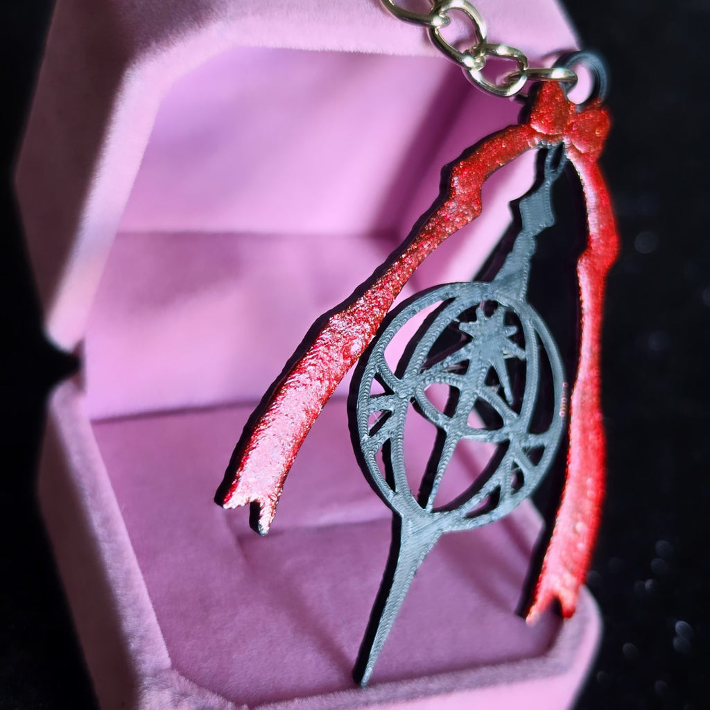 Llavero anime Madoka Magica Semilla del Dolor Cosplay Dark