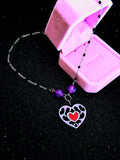 Collar Zelda Heart Container – Gargantilla Hecha a Mano