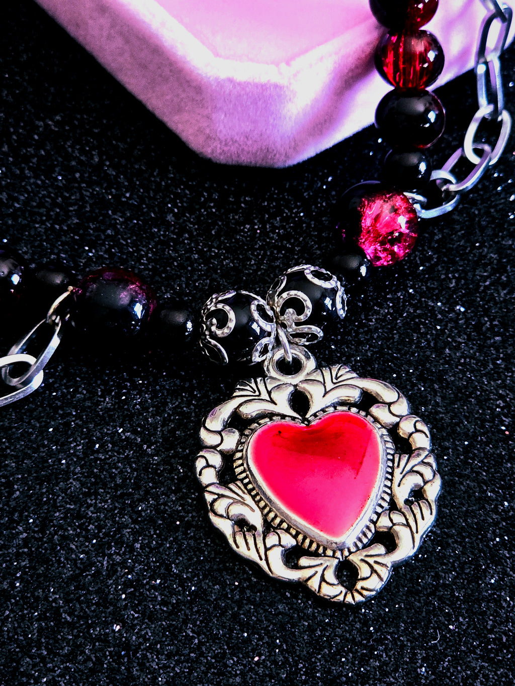 Gargantilla Death Note Goth | Choker Hecho a Mano Acero Inoxidable