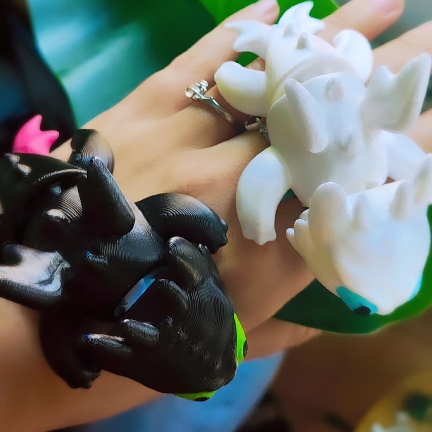 Pack Pareja de Dragones Cómo Entrenar a Tu Dragón 3D Pintados a Mano | WitchBelyArt