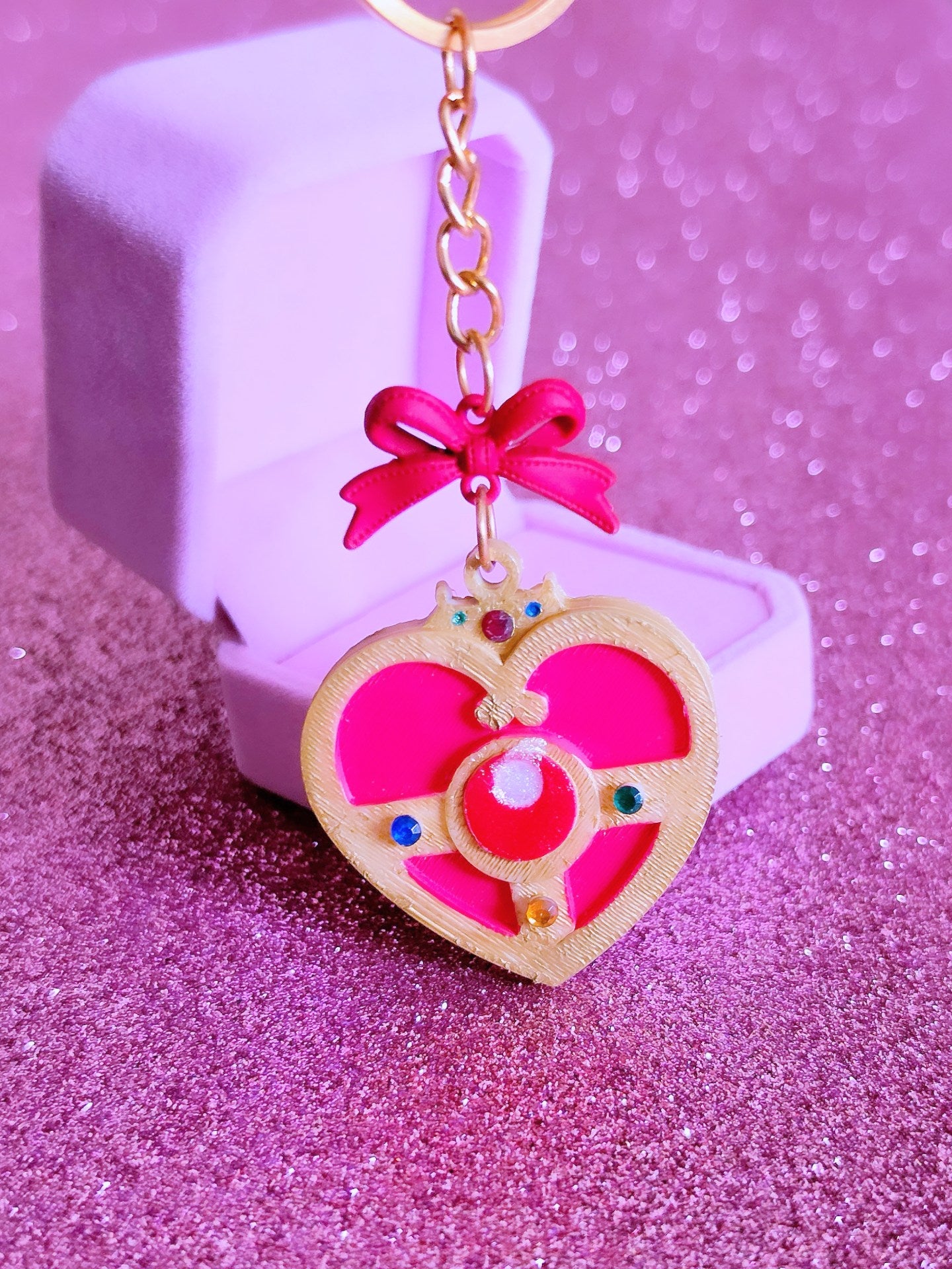 Llavero Sailor Moon Impresión 3D Pintado a Mano | WitchBelyArt