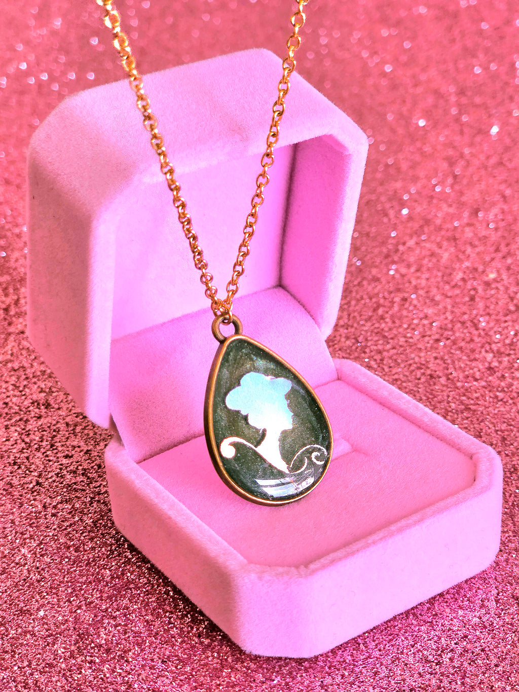 Collar Lady Whistledown — Resina Iridiscente | Bridgerton Inspired Jewelry