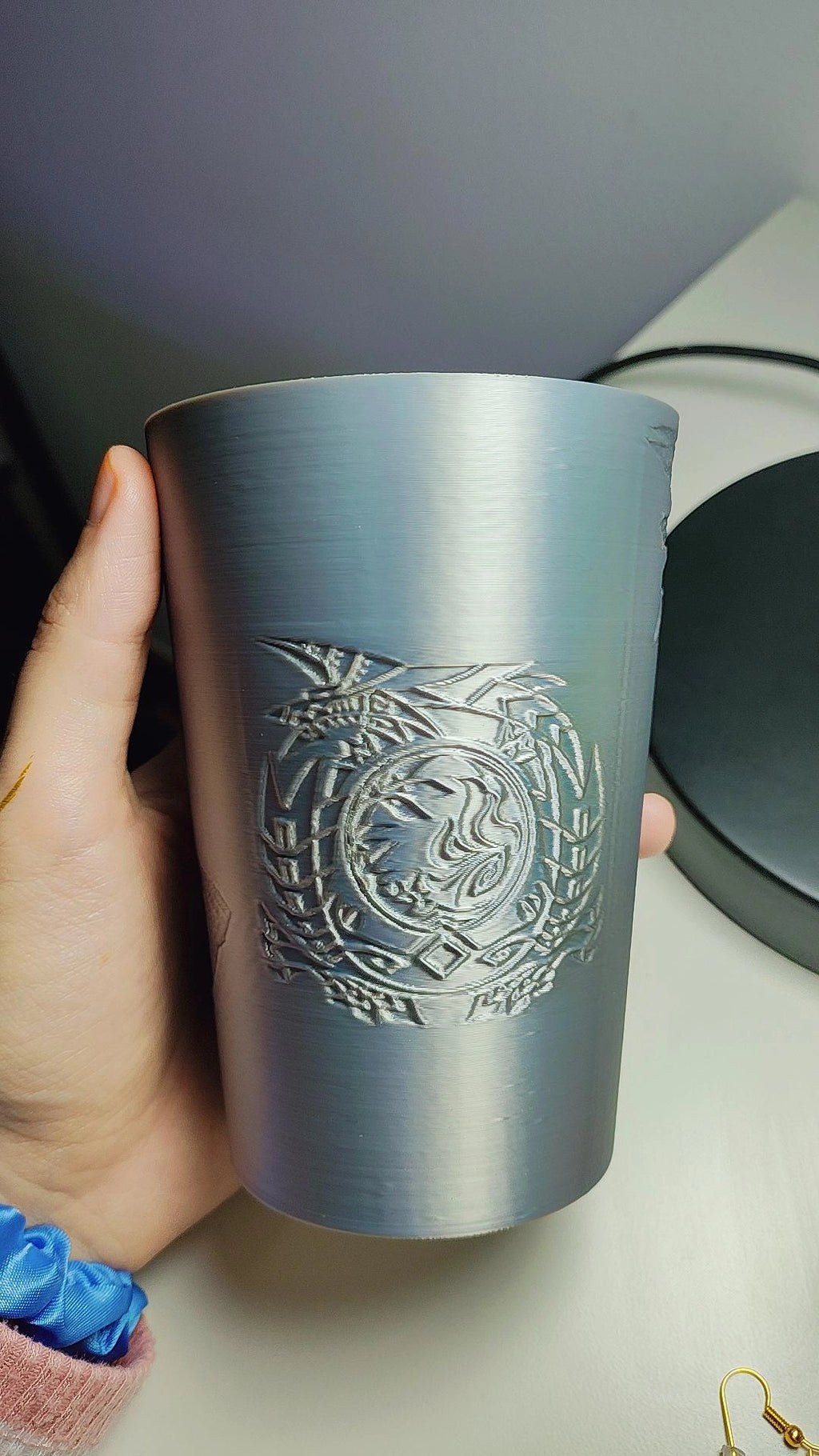 Vaso 3D Zinogre Monster Hunter – Decoración Coleccionable en PLA Silk