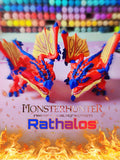 Figura Rathalos Monster Hunter – Coleccionable 3D Pintado a Mano