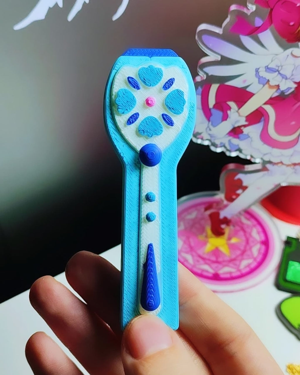 Pack Micrófonos Pichi Pichi Pitch 3D Pintados a Mano | WitchBelyArt
