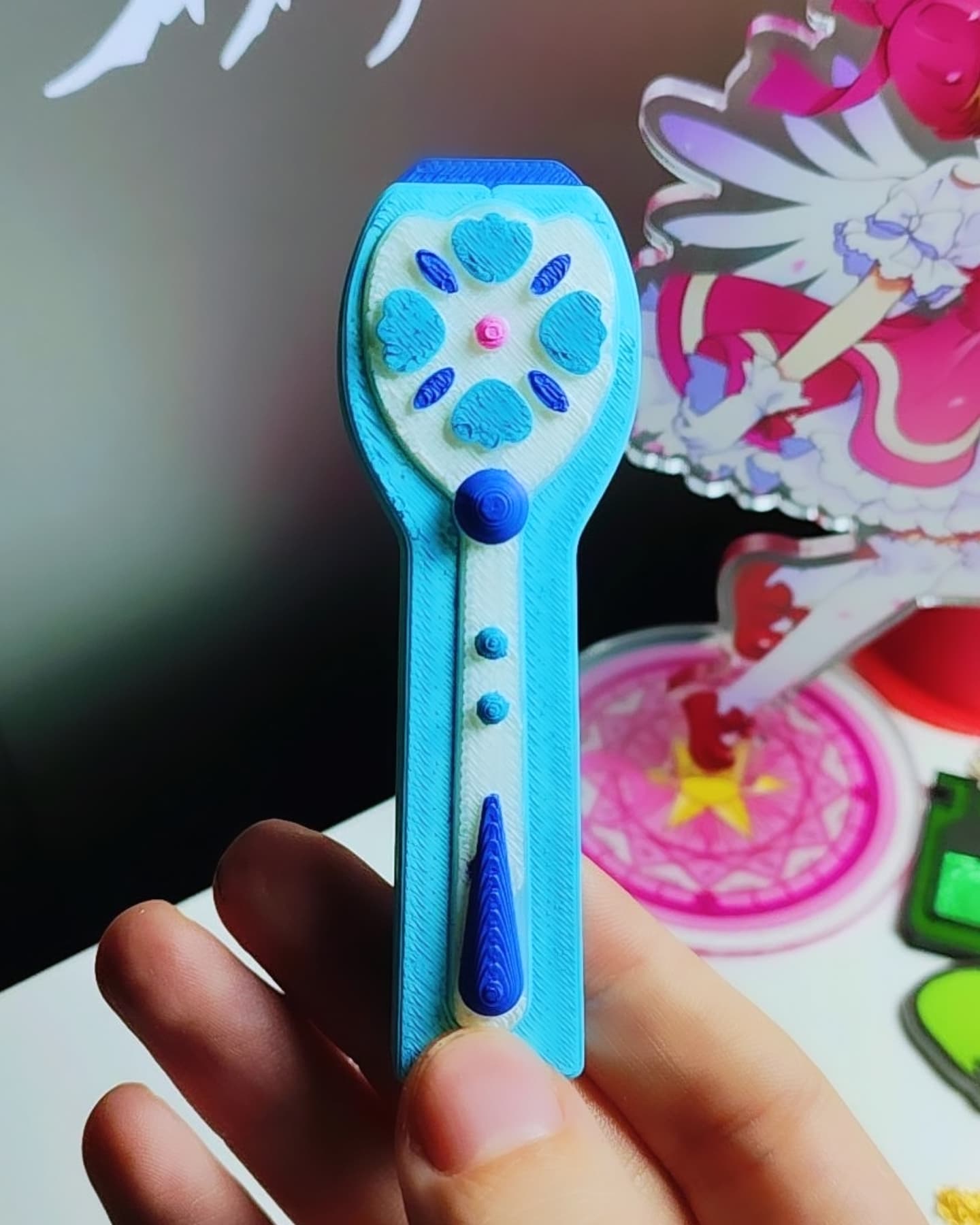Pack Micrófonos Pichi Pichi Pitch 3D Pintados a Mano | WitchBelyArt