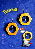 Pendientes Pokémon – Acero Inoxidable y 3D | WitchBelyArt
