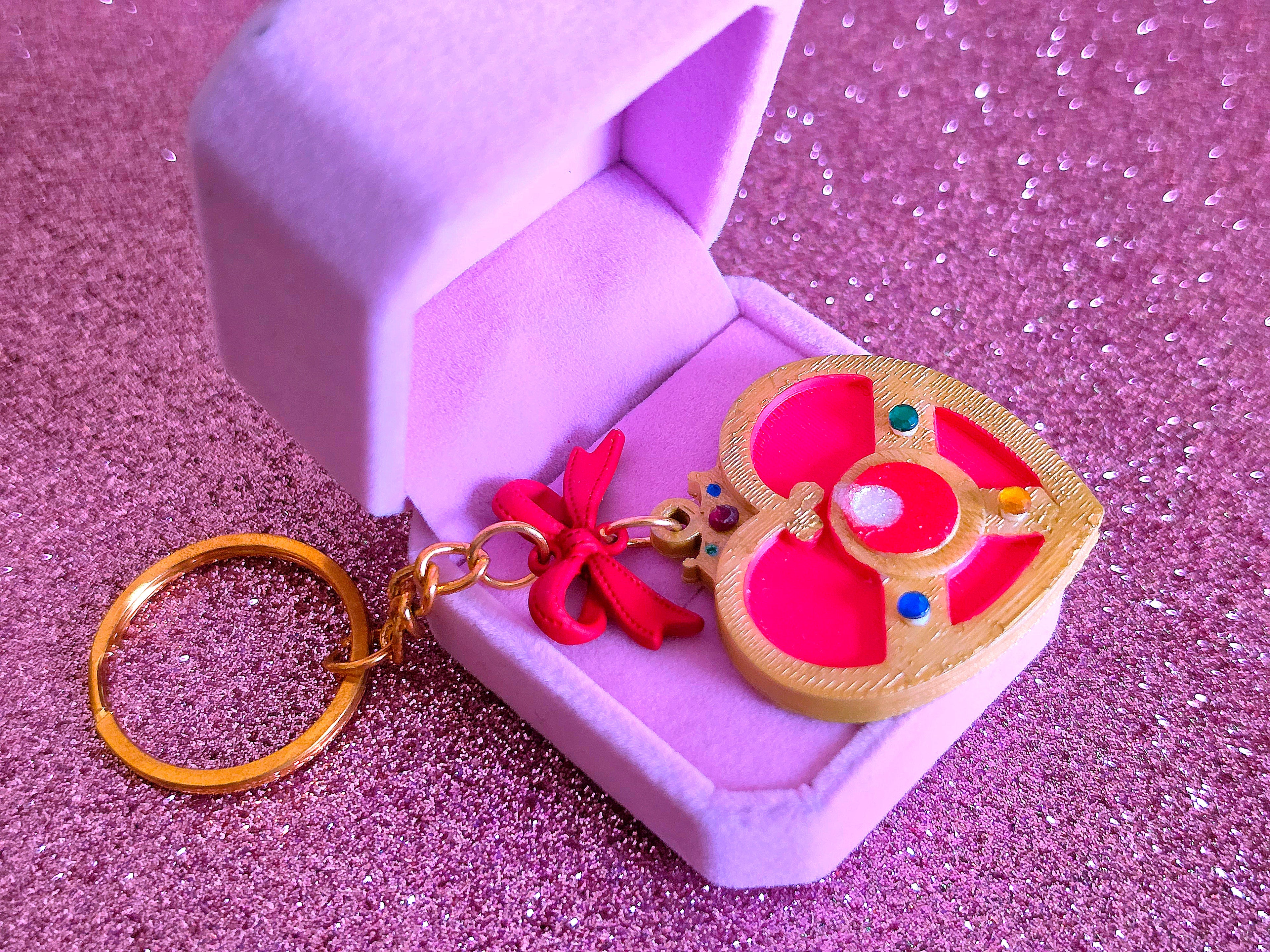 Llavero Sailor Moon Impresión 3D Pintado a Mano | WitchBelyArt