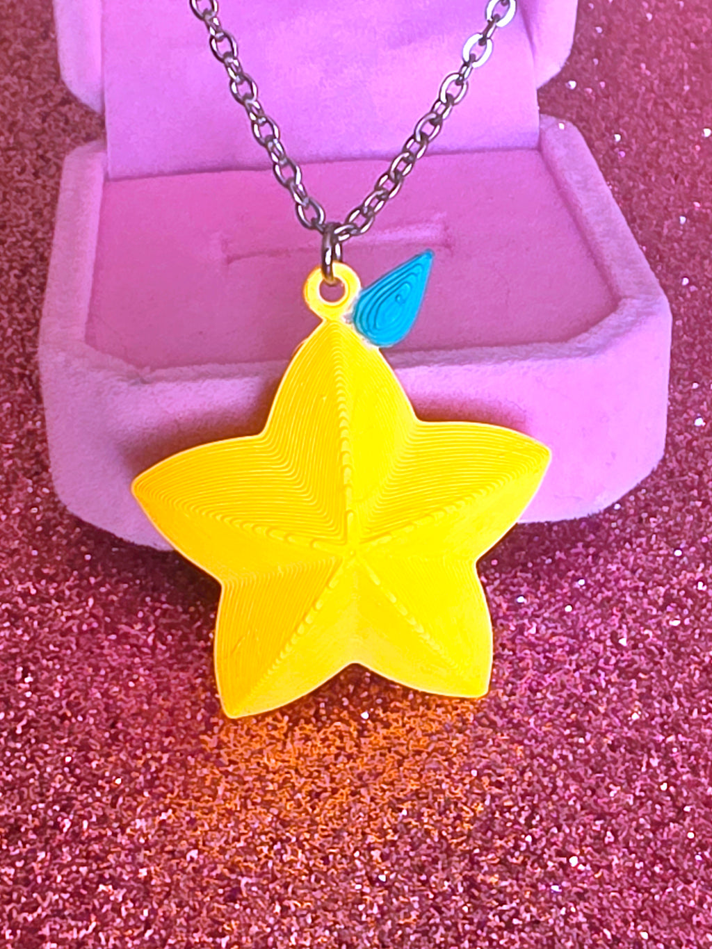 Collar Paopu Kingdom Hearts – Charm 3D Pintado a Mano | WitchBelyArt