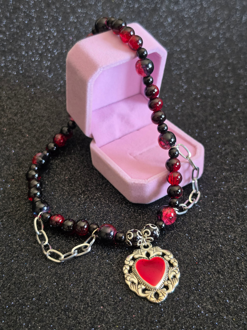 Gargantilla Death Note Goth | Choker Hecho a Mano Acero Inoxidable