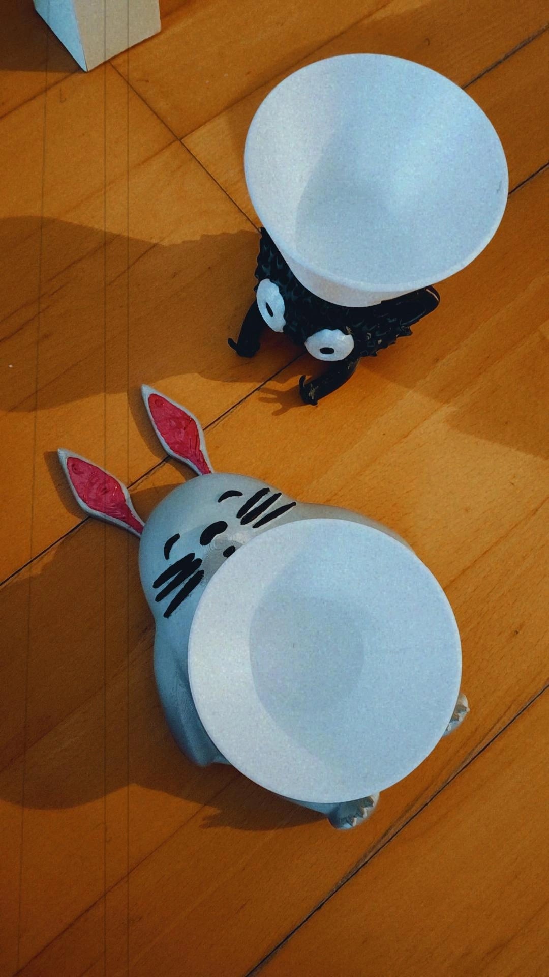 Cuencos Totoro y Susuwatari Studio Ghibli – Decoración 3D Pintada a Mano