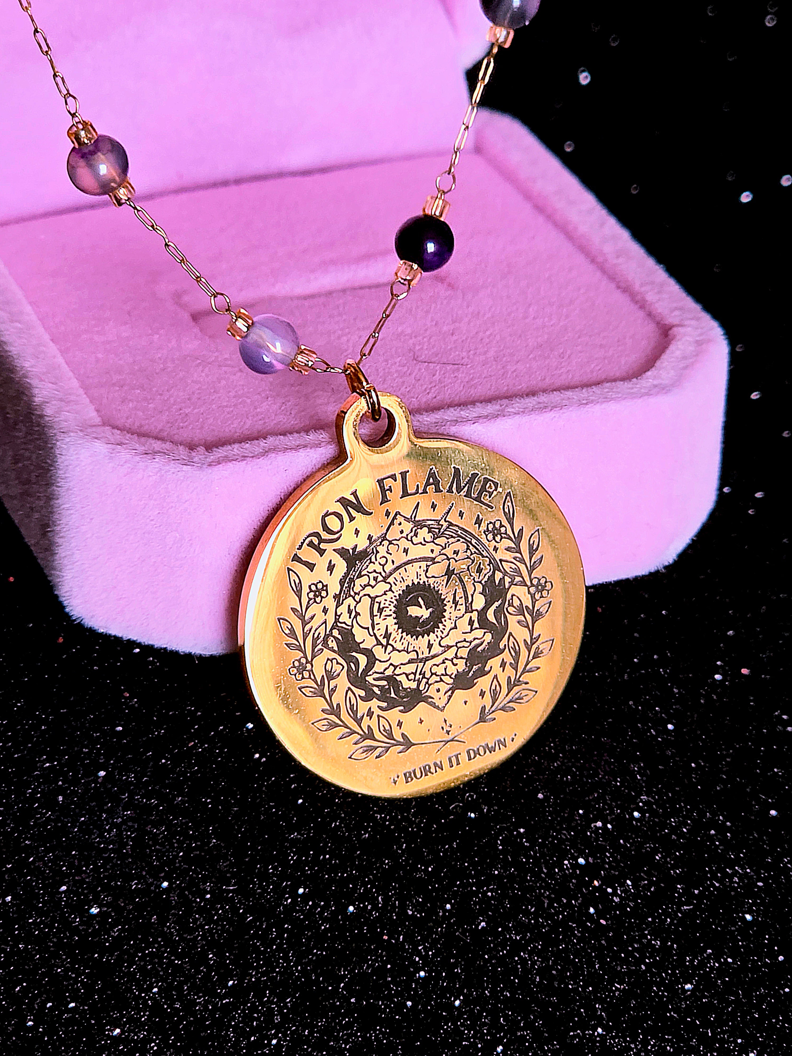 Collar acero inoxidable Alas de Sangre Romantasy Fourth Wing