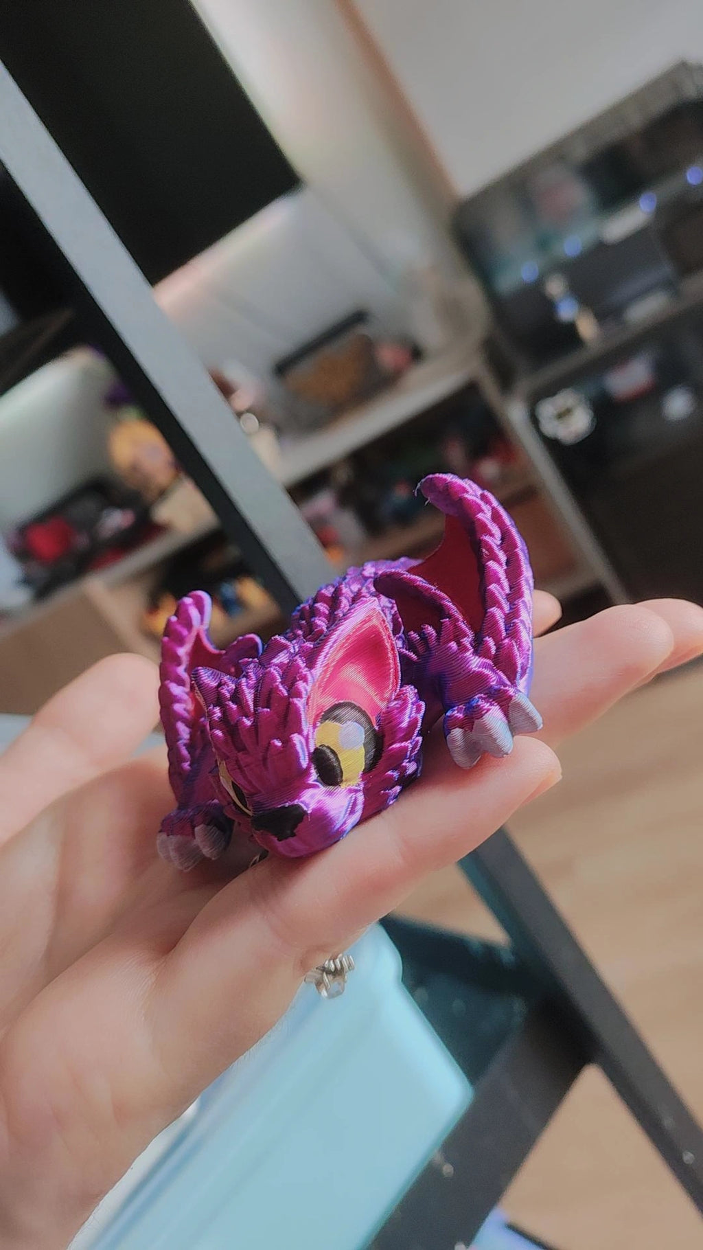 Figura Nargacuga Kawaii Articulable Monster Hunter – Hecha a Mano