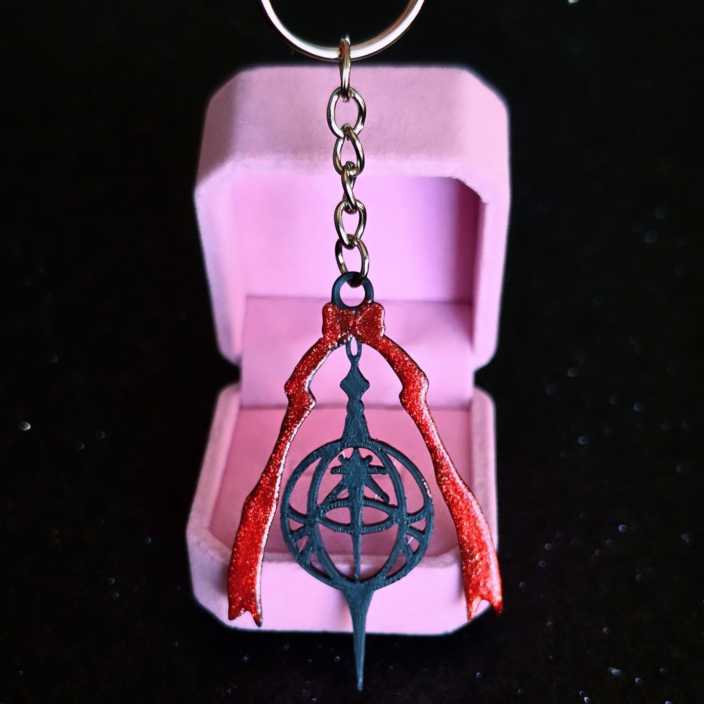 Llavero anime Madoka Magica Semilla del Dolor Cosplay Dark