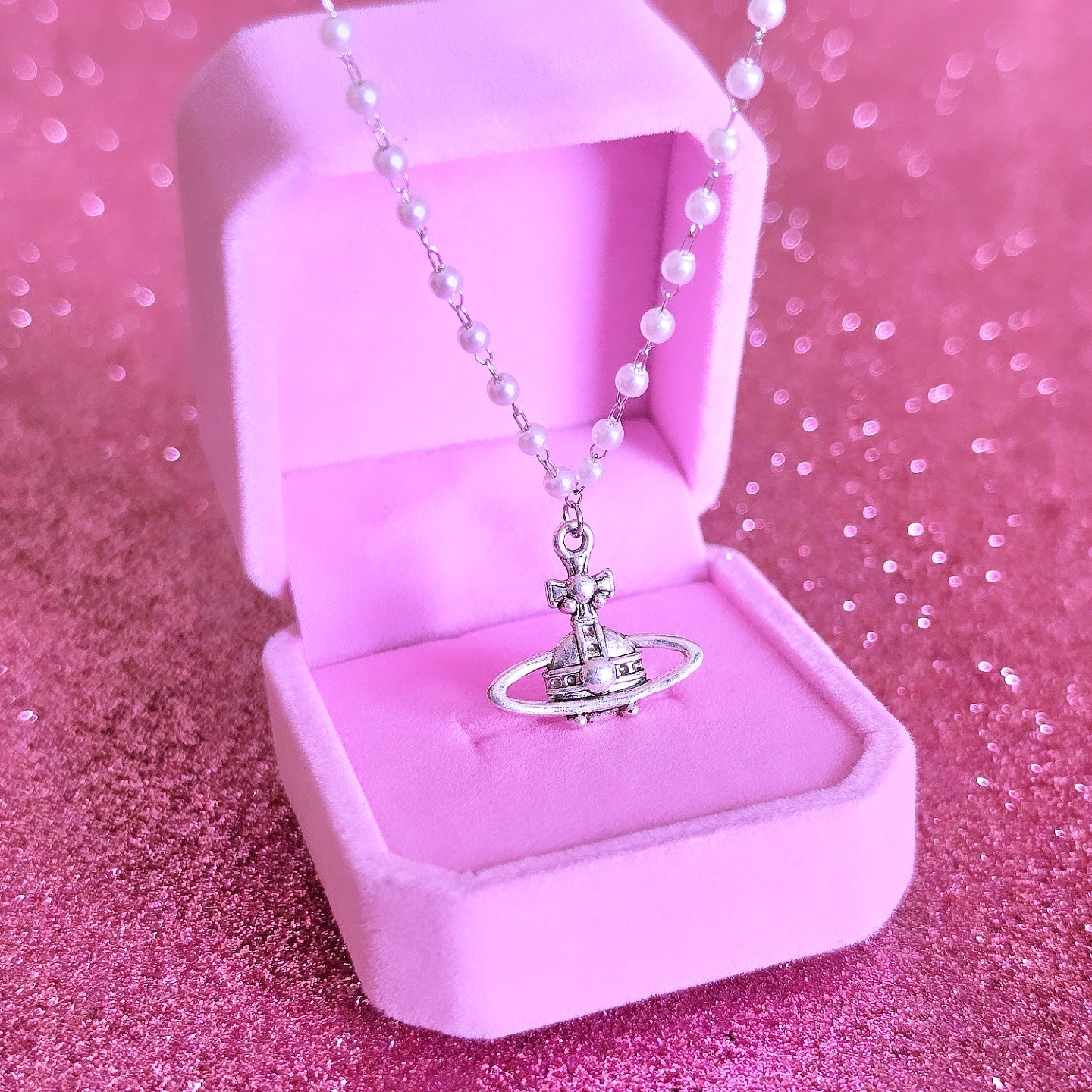 Collar Nana Anime – Collar de Acero Inoxidable con Perlas y Charm