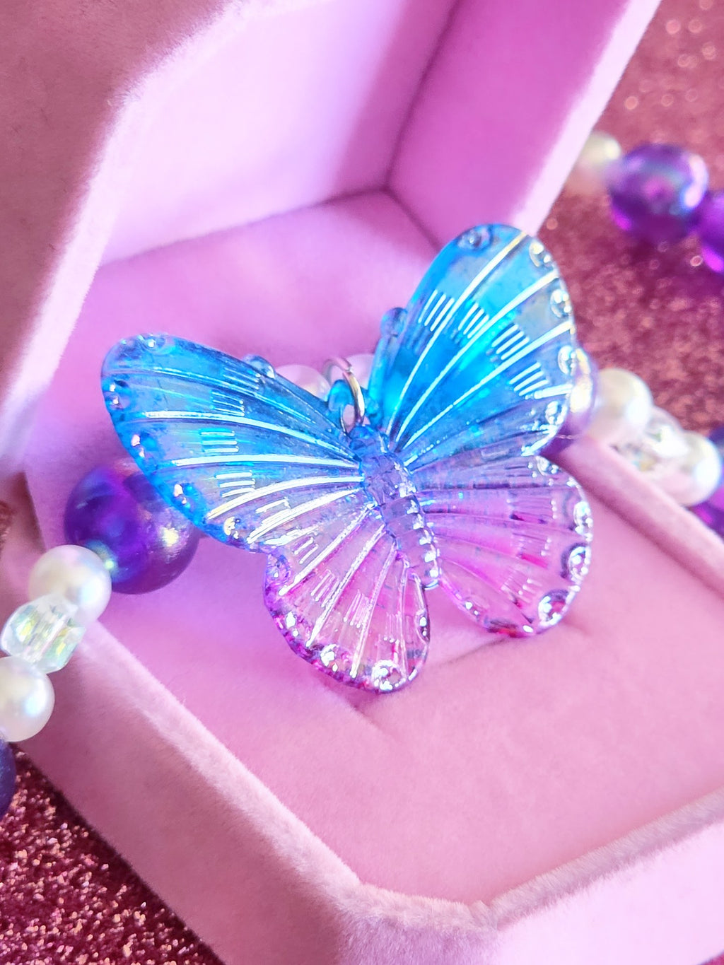 Collar Mariposa Fantasia Quicksilver Fairy Romantasy
