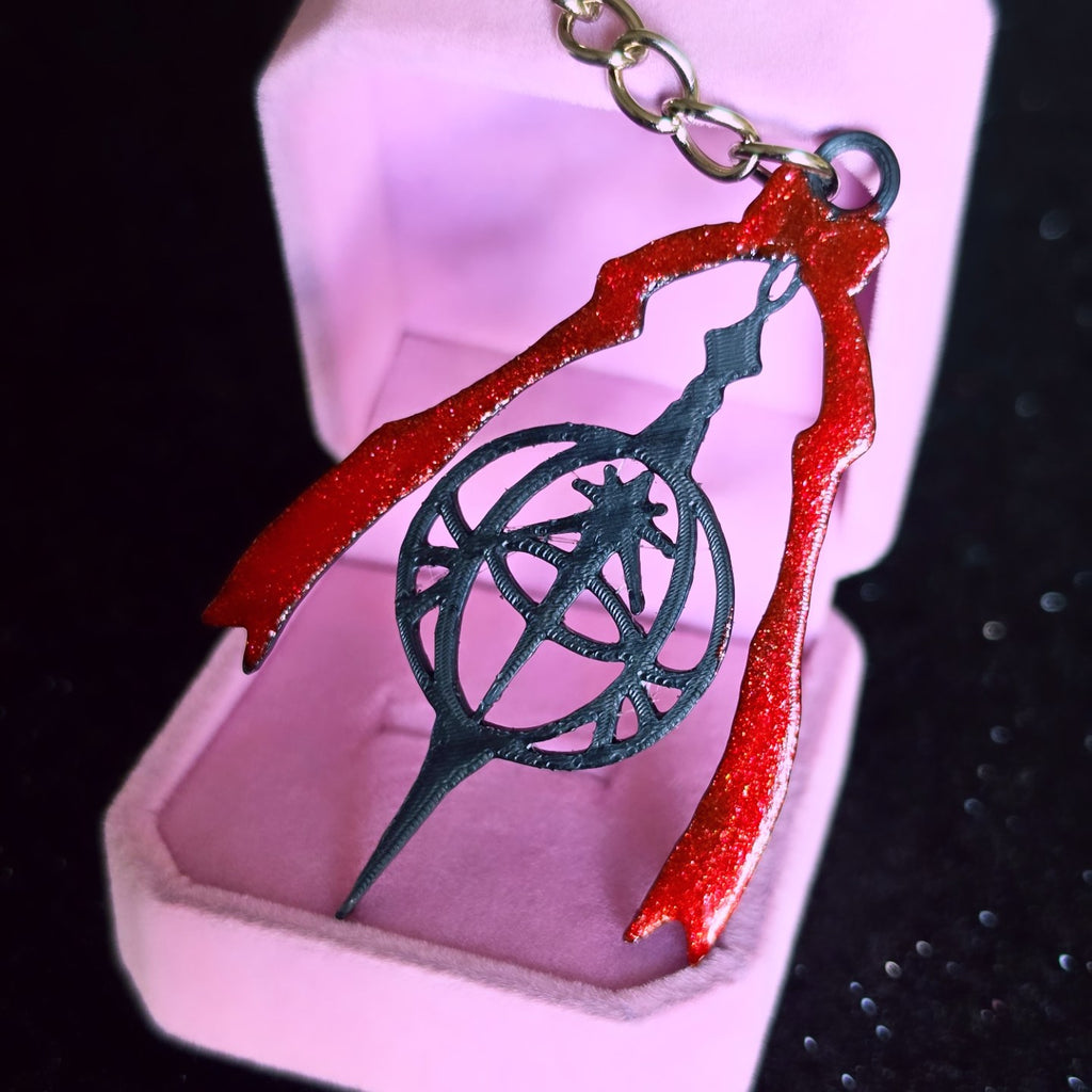 Llavero anime Madoka Magica Semilla del Dolor Cosplay Dark