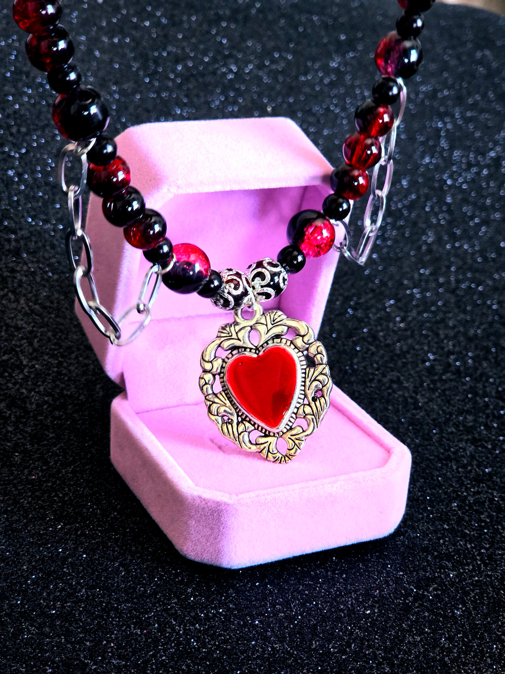 Gargantilla Death Note Goth | Choker Hecho a Mano Acero Inoxidable